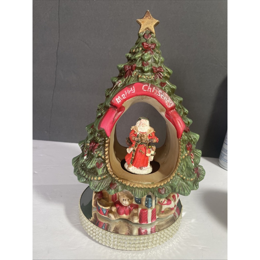 1992 House of Lloyd Christmas Around The‎ World Musical Merry Christmas 9" Tree